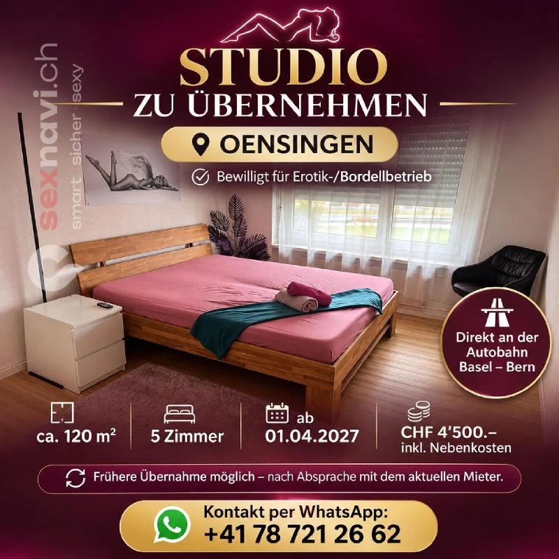 5 Zimmer Studio / SO 120 m2 seit 30 Jahren Oensingen, Schweiz, Solothurn