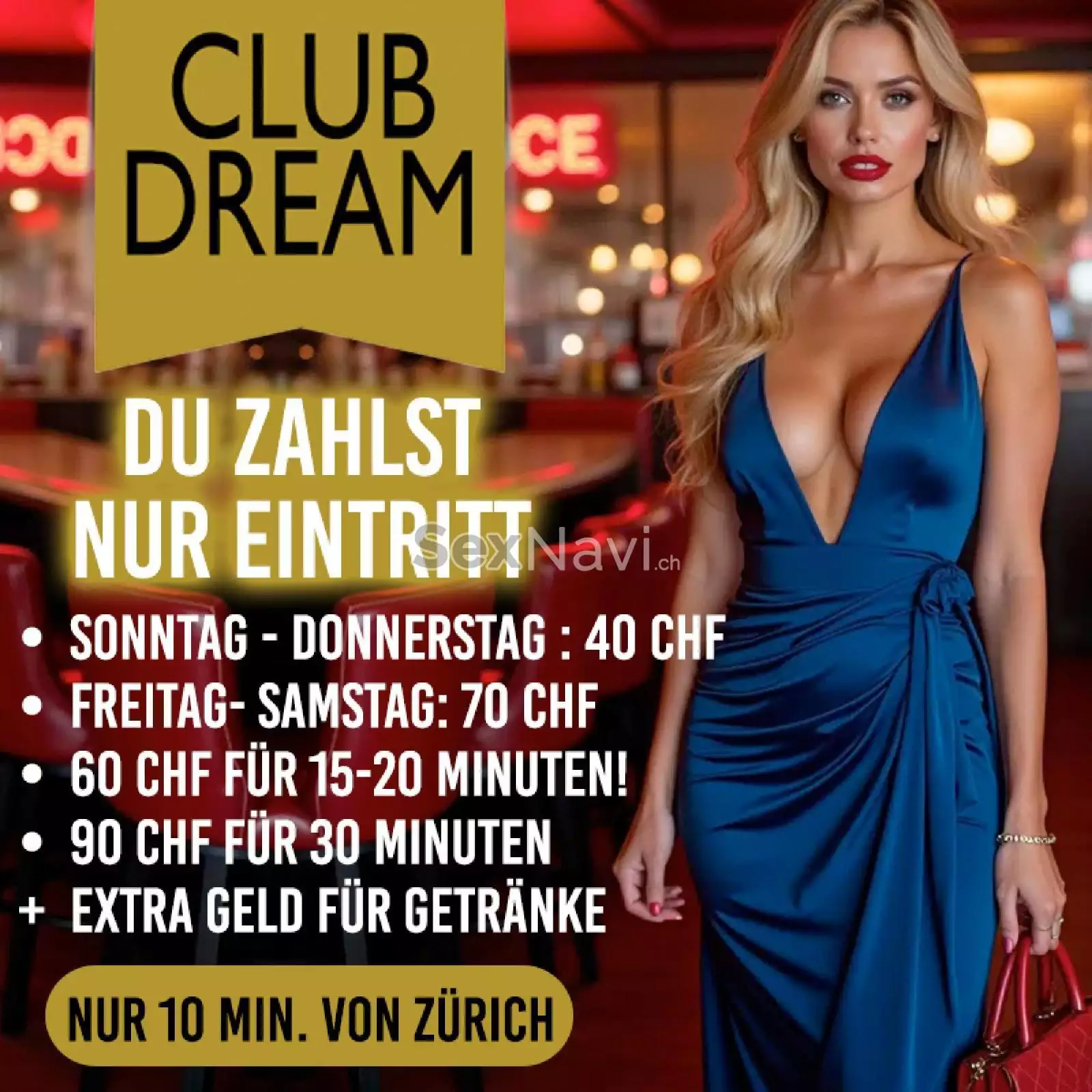 Jobs für Girls Verdiene gutes Geld bei uns Zürich Umgebung, Dübendorf, Schweiz