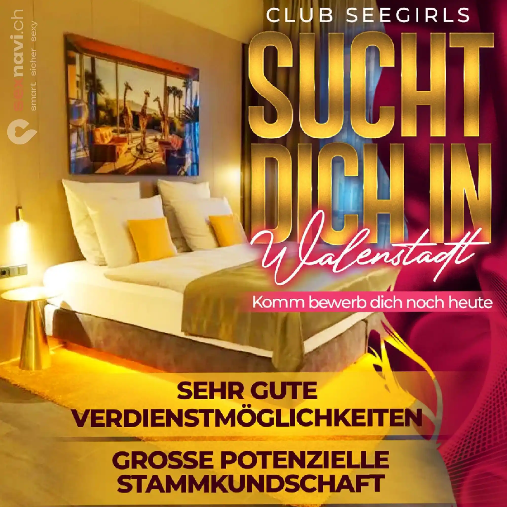 Nachtclub sucht... Mitarbeiterinnen gesucht St.Gallen, Zürich Umgebung, Walenstadt, Graubünden, Schweiz