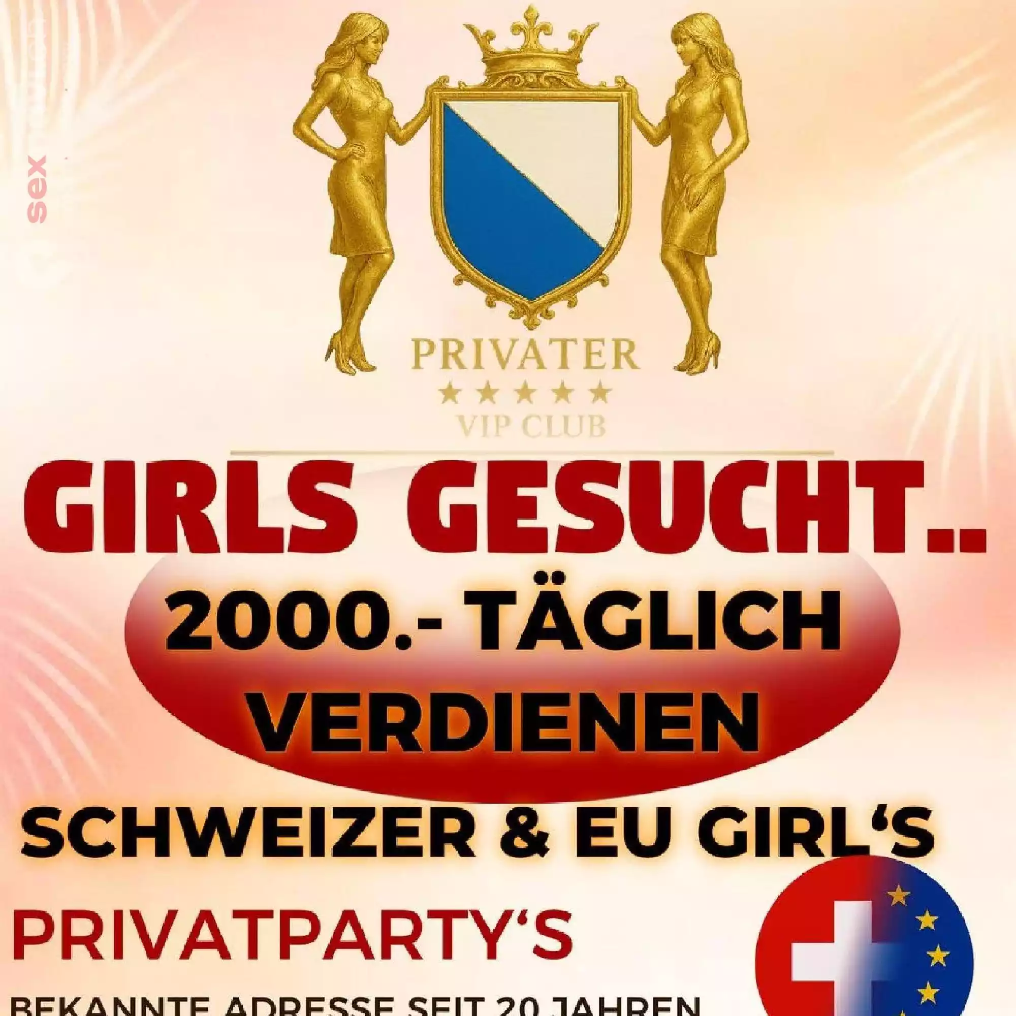2.000,-/Tag möglich für Schweizer und EU Girls Zürich Umgebung, Volketswil, Zürich Stadt, Aargau, Schweiz